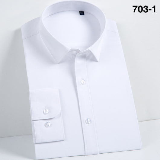 Camisa de Fibra de Bambú con Puños Franceses de Manga Larga - Image 10