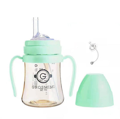 Vaso Infantil Coreano Grosmimi 300ml con Pajita - PPSU Ecológico Antiderrames - Image 37