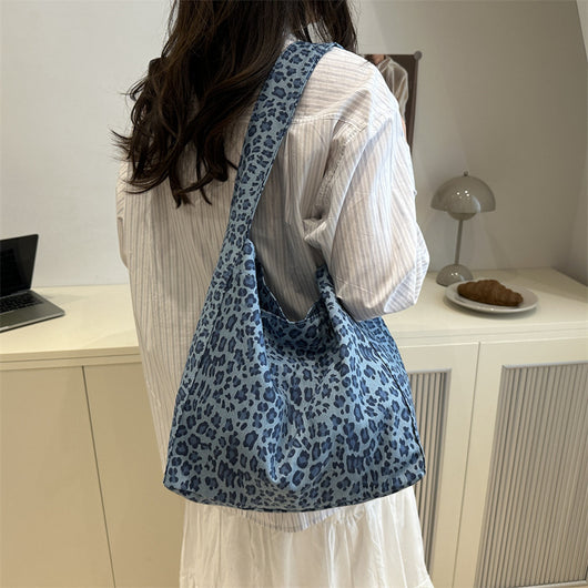 Bolsa de Gran Capacidad con Estampado de Leopardo para Mujer - Image 3