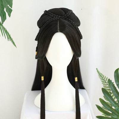 Peluca Completa Estilo Han Chino Antiguo para Mujer - Image 6