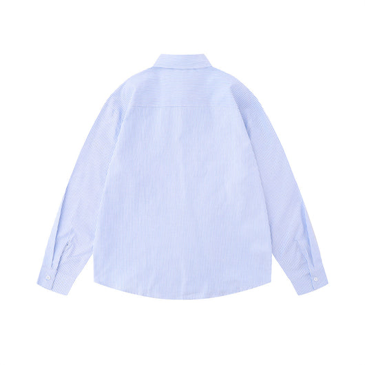 Cardigan Hombre Rayas Verticales Estilo Japonés Manga Larga Suelto Casual - Image 13