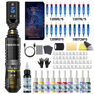 Kit Máquina de Tatuaje Inalámbrica Profesional All-in-One - Image 6