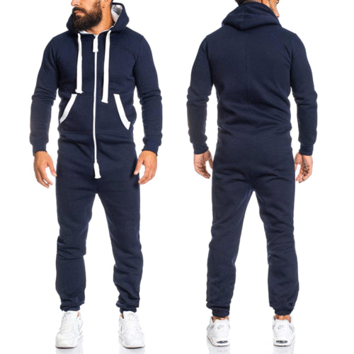 Pijama Enterizo para Hombre con Capucha y Cierre - Image 12