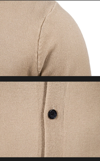 Cardigan de Punto para Hombre - Suéter V-Neck Moderno y Versátil - Image 17