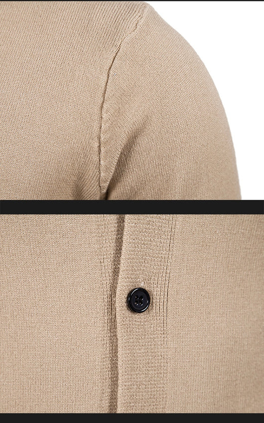 Cardigan de Punto para Hombre - Suéter V-Neck Moderno y Versátil - Image 17