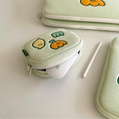 Bolsa para Laptop con Bordado de Flores de Limón - Diseño Exclusivo - Image 13