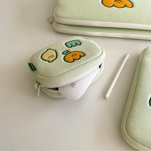 Bolsa para Laptop con Bordado de Flores de Limón - Diseño Exclusivo - Image 13