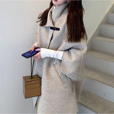 Abrigo Japonés Coreano para Mujer Otoño e Invierno