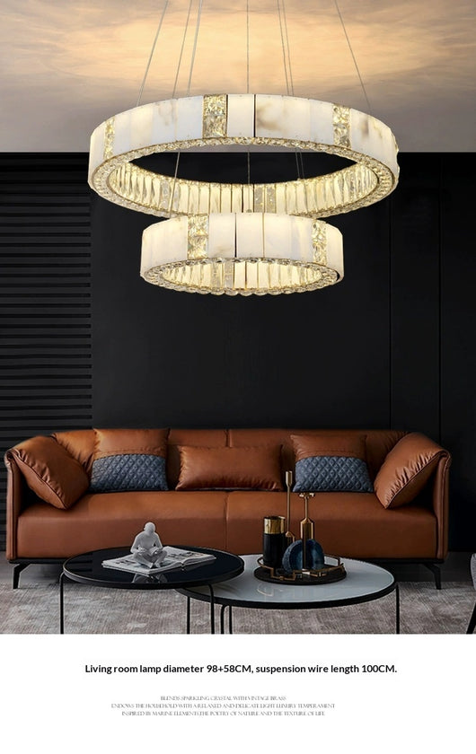 Lámpara de Cristal Ónix Negra de Lujo Asequible para Hoteles y Clubes - Image 6