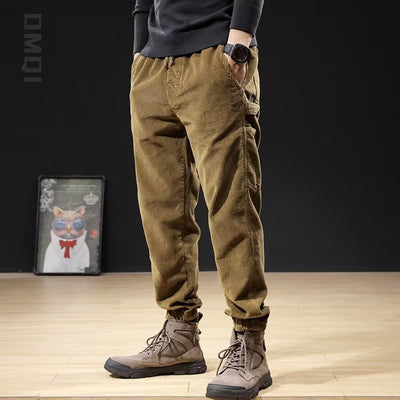 Pantalones de Pana Holgados Talla Grande para Hombre - Image 11