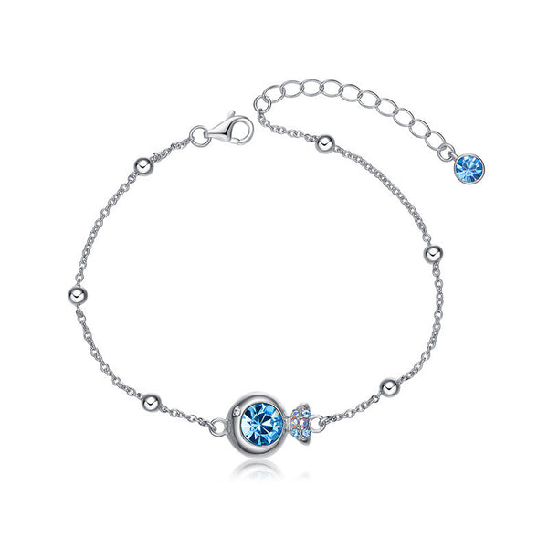 Pulsera de Plata 925 Estilo Japonés y Coreano para Mujer