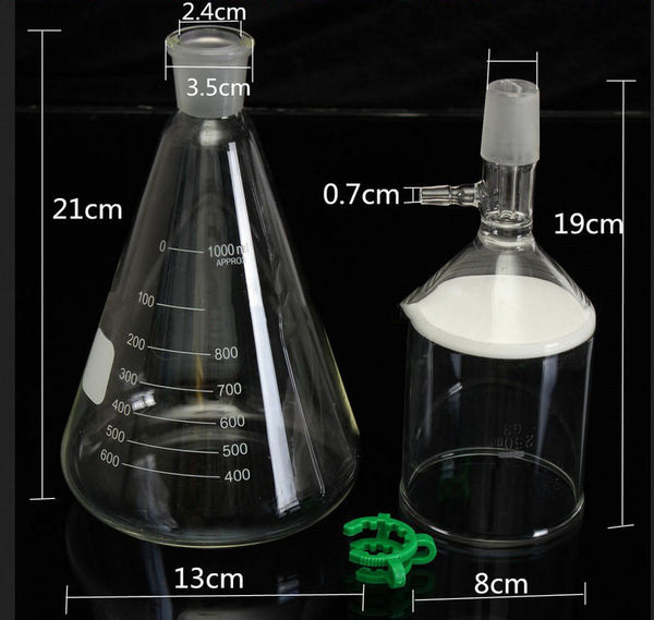 Clip Estándar para Embudo de Filtro de Succión Mingte Glass