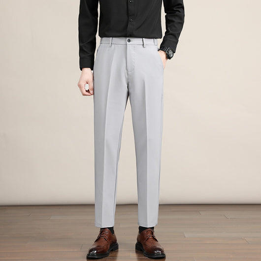 Pantalón de Vestir Hombre Coreano Corte Drop-crotch Tendencia - Image 11