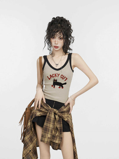Camisola Retro Cuello V Estilo Hot Girl - Image 6