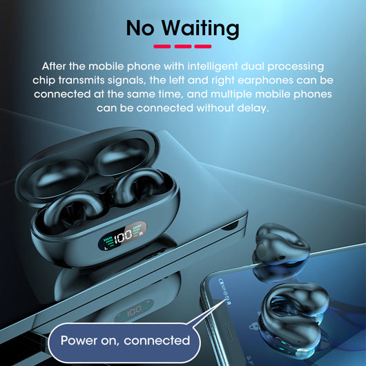 Audífono de Conducción Ósea Bluetooth con Clip - Image 11