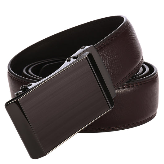 Cinturón de Cuero Genuino con Hebilla Automática para Hombre - Estilo Ejecutivo - Image 28
