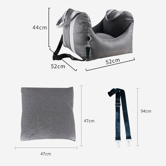 Transportín Portátil para Mascotas con Asiento Desmontable y Lavable - 4 Estaciones - Image 11