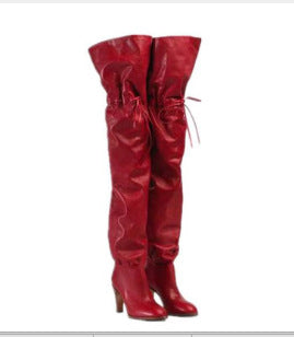 Botas Altas Elásticas de PU Sintético - Image 6