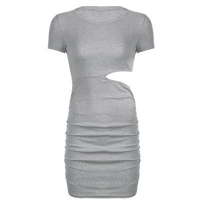 Vestido Ajustado Corto con Aberturas en Espalda y Cintura - Image 10