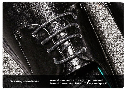Zapatos Casuales de Cuero Genuino Británicos para Hombre - Tallas Grandes - Image 11