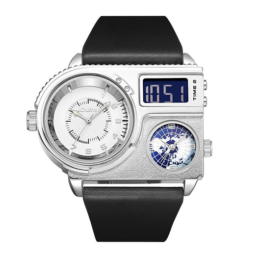 Reloj Deportivo Casual para Hombre con Esfera Grande y Correa de Cuero - Image 7