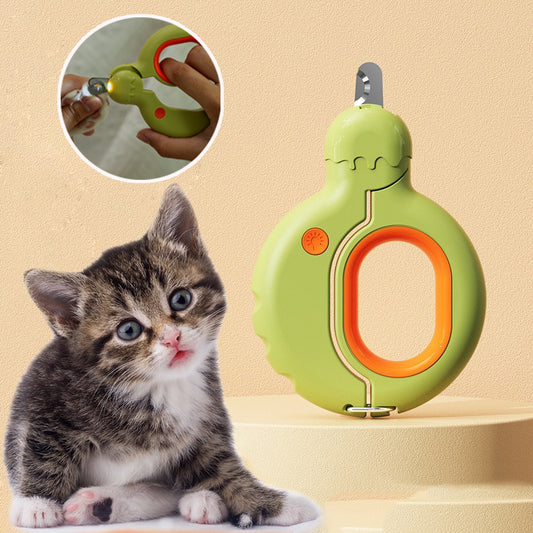 Cortauñas para Mascotas con Luz LED - Seguro y Preciso para Perros y Gatos