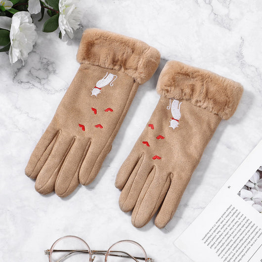 Guantes de Invierno para Mujer en Ante Suave - Image 7