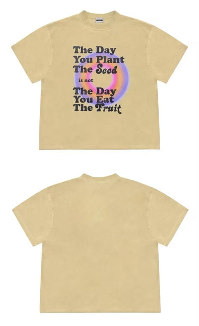 Playera Retro Hip Hop con Letras Americanas - Image 9