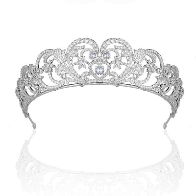 Juego de Joyas Nupcial Corona con Piedras Zircón - Accesorios para Boda - Image 5
