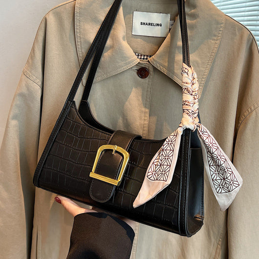 Bolso Bandolera Minimalista de Diseño Exclusivo - Bolsa Baguette de Moda Versátil - Image 15