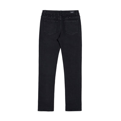 Jeans Casual Holgados con Tachuelas y Lavado Diamante - Image 2