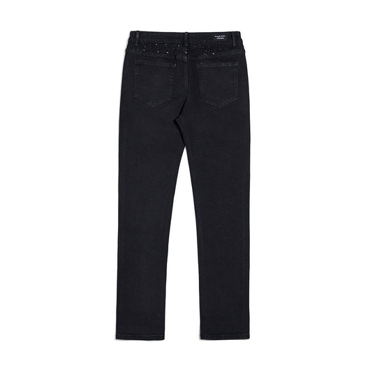 Jeans Casual Holgados con Tachuelas y Lavado Diamante - Image 2