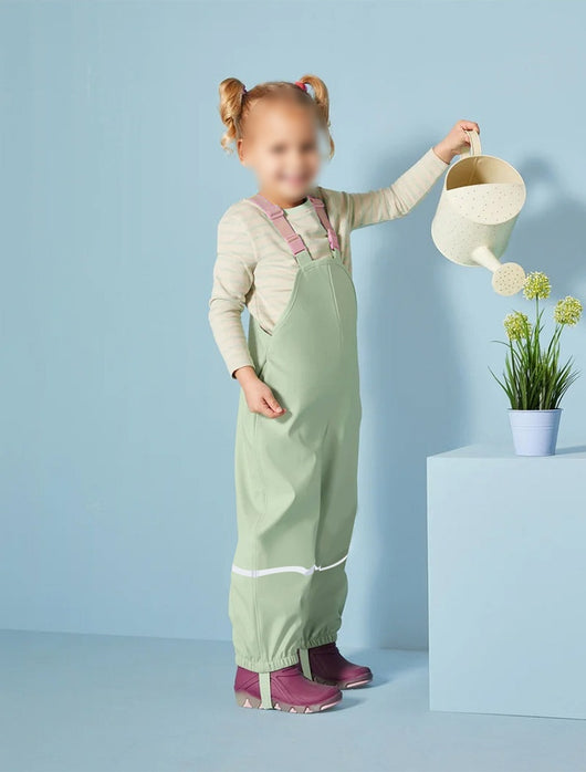 Pantalones Impermeables para Niños con Forro Polar y Tirantes - Image 11