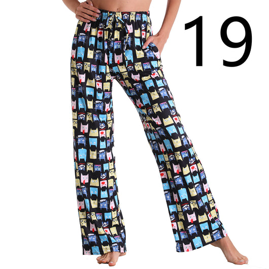 Pantalones Deportivos Casuales con Cintura Elástica y Bolsillos para Mujer - Image 11