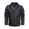 Chaqueta de Cuero Punk para Motociclista - Estilo Rebelde en Piel PU