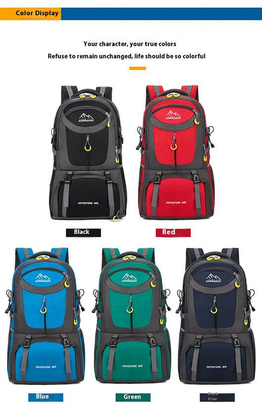 Mochila de Montaña 60L de Gran Capacidad para Senderismo Hombre y Mujer - Image 27