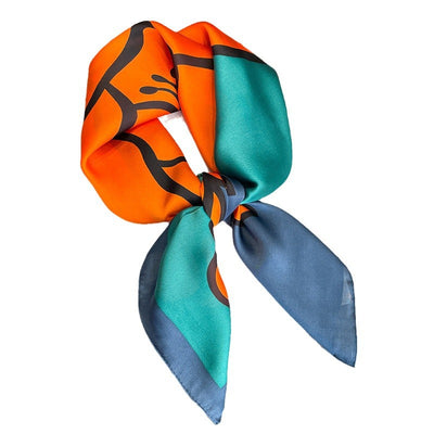 Pañuelo Decorativo Floral Versátil para Mujer - Bufanda Ligera Multiuso - Image 5