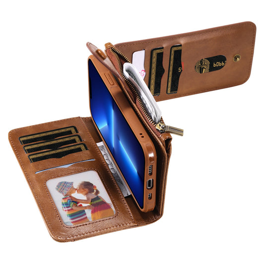 Funda Cartera Magnética para 16 Móviles - Protección Retro Multifunción con Ranuras para Tarjetas - Image 29