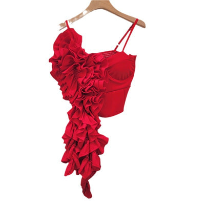 Bandeau Floral de Madera Hecho a Mano - Estilo Street Hot Girl - Image 5