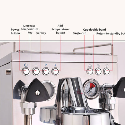 Máquina de Espresso Semiautomática Profesional para Casa y Negocio - Image 12