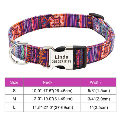 Collar Ajustable para Perros y Gatos con Placa de Identificación Personalizada - Image 13