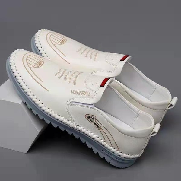 Zapatos Casuales de Cuero Suave para Hombre - Versátiles y Cómodos