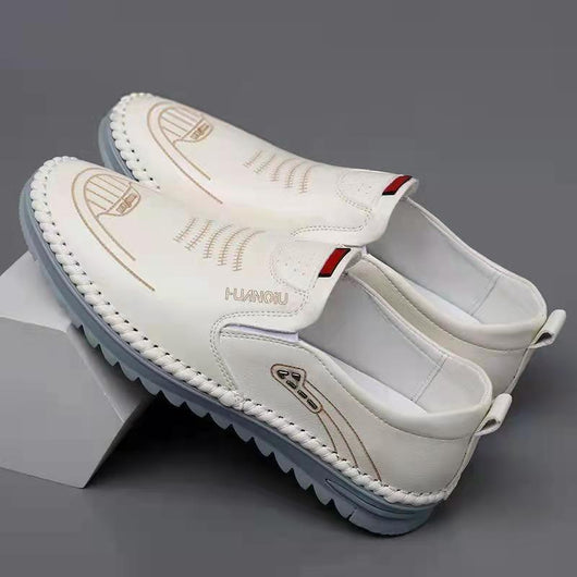 Zapatos Casuales de Cuero Suave para Hombre - Versátiles y Cómodos