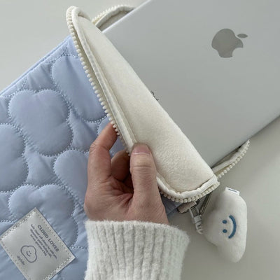 Funda para Tablet con Bordado de Nubes - Almacenamiento Adorable - Image 4