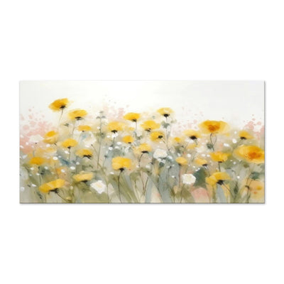 Cuadro de Flores Acuarela Pintado a Mano - Lienzo Decorativo para Sala y Comedor - Image 8