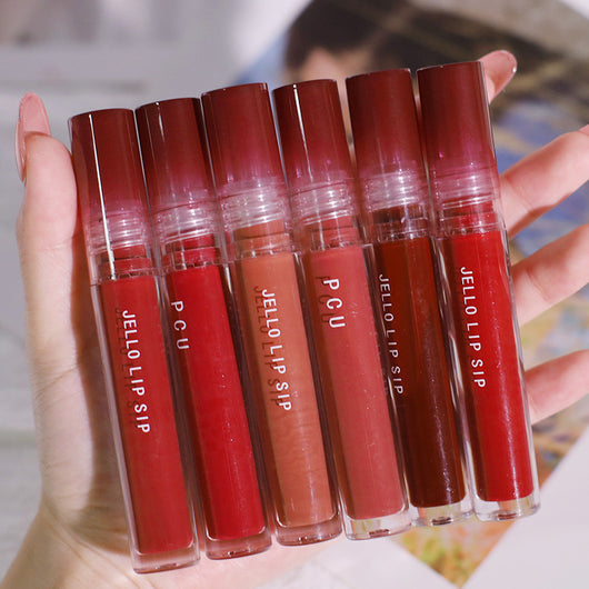 Labial de Color Degradado Transparente de Larga Duración