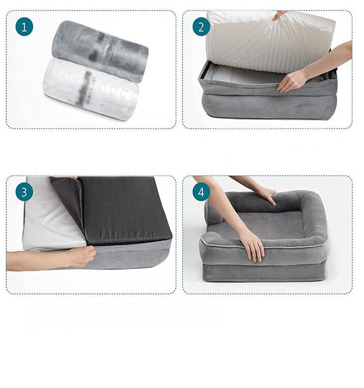 Sofá Cama Acogedor para Perros con Cojín Desmontable - Image 11