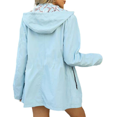 Cortavientos Reversible Estampado Mujer Estilo Japonés y Coreano - Image 13