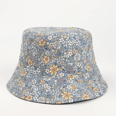Sombrero Cubo Pescador Estampado Doble Cara con Diseño Crisantemo - Image 9
