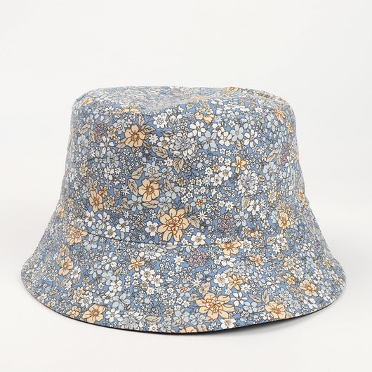 Sombrero Cubo Pescador Estampado Doble Cara con Diseño Crisantemo - Image 9